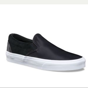 Vans surplus nylon slip ons.